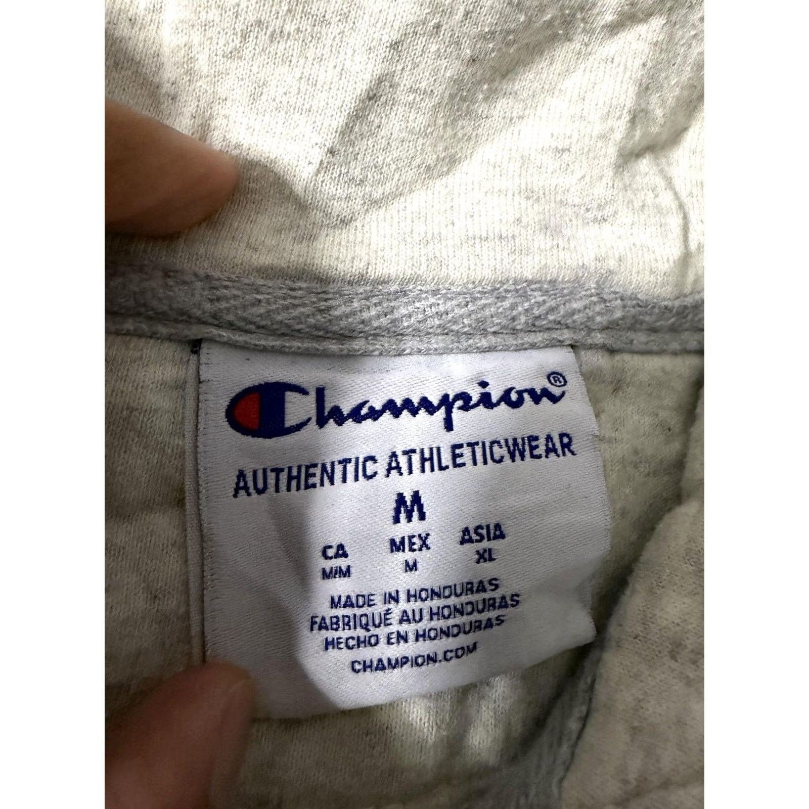 Champion Champion Shirt Mens M Gray Sweatshirt Quarter Zip Fleece Mock Neck Marines Size US M / EU 48-50 / 2 - 7 Thumbnail