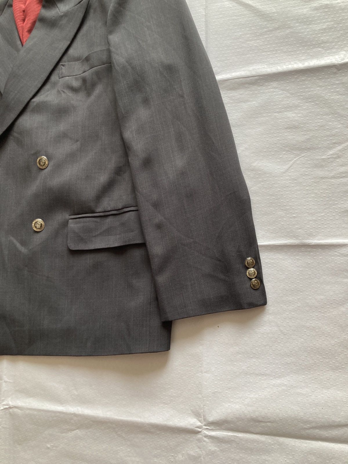 Versace Vintage Versace double-breasted jacket Size 44L - 3 Thumbnail