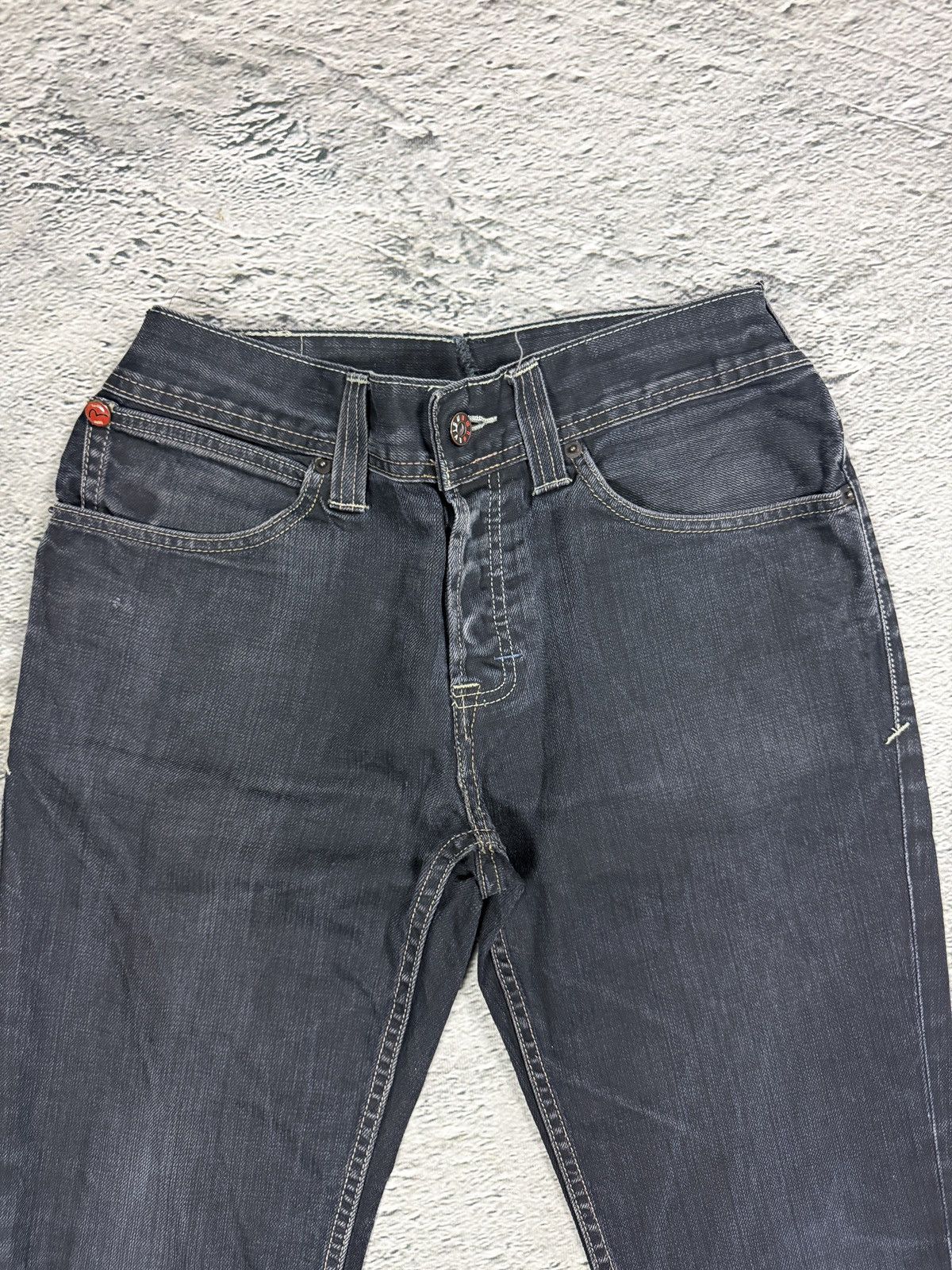 Evisu × Puma Evisu x Puma vintage black jeans black seagulls straight Size 26" / US 2 / IT 38 - 7 Thumbnail