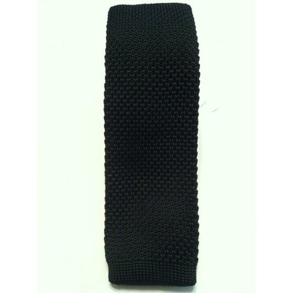 Banana Republic BANANA REPUBLIC MEN'S NEW BLACK 100%POLYESTER TIE WIDTH: 2" Size ONE SIZE - 1 Thumbnail
