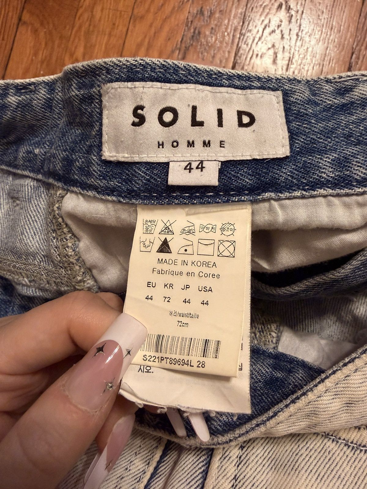 Solid Homme Solid Homme SS22 Denim Shorts Surreal Holiday Milan Size US 28 / EU 44 - 4 Thumbnail