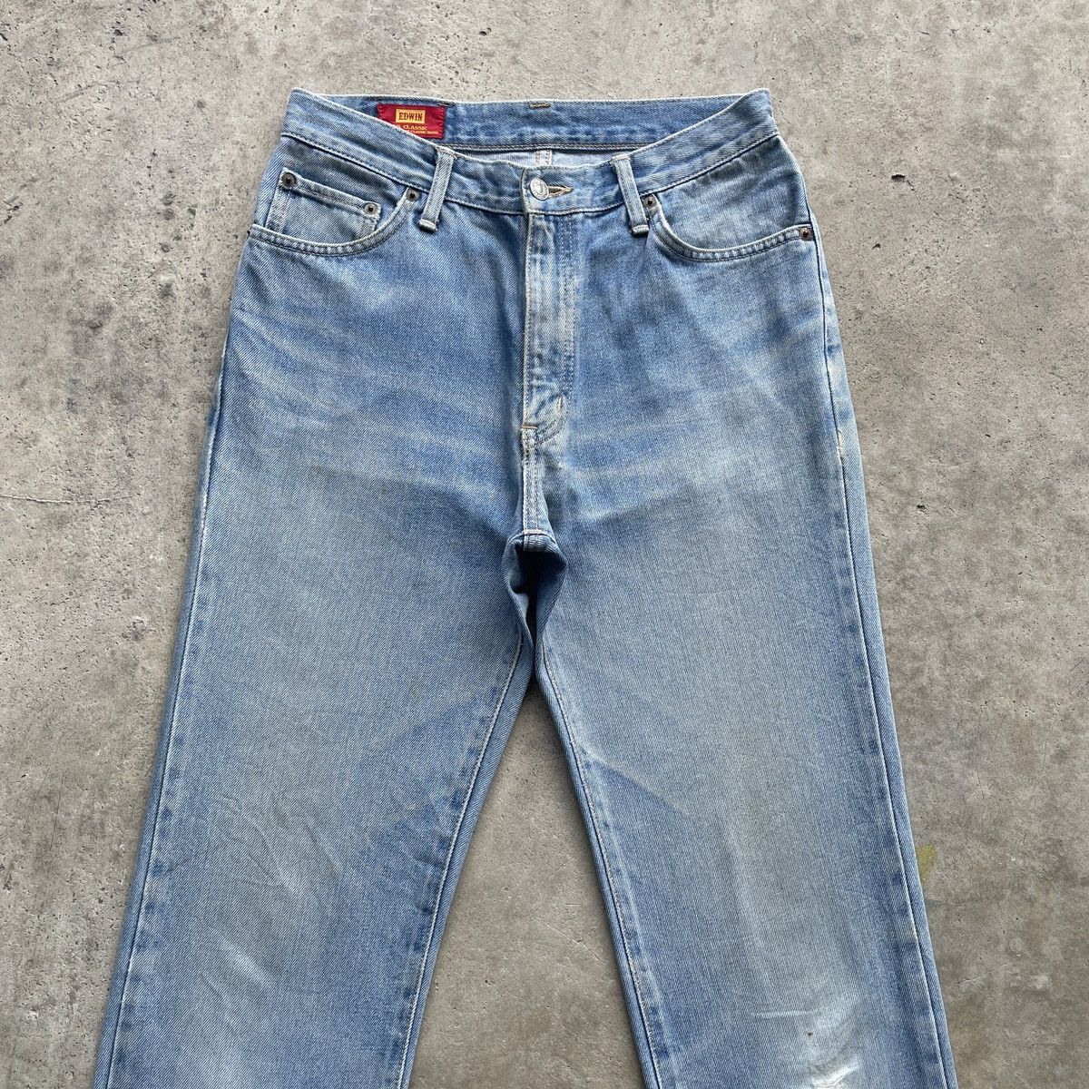 Edwin Vintage Edwin Us Classic Wash Jeans Faded Denim Pants W29 Size US 29 - 3 Thumbnail