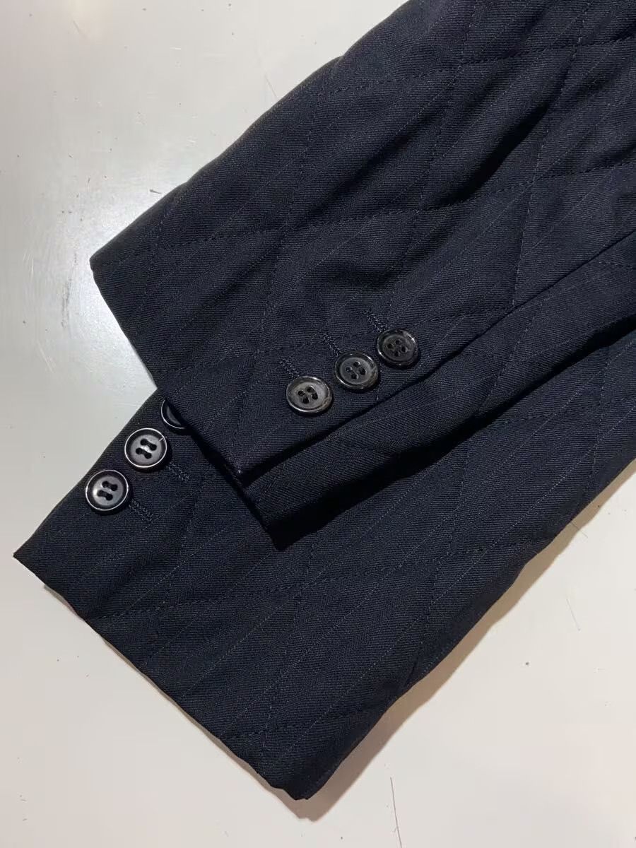Comme des Garcons Homme Deux Quilted Wool Tailored Jacket Size US XS / EU 42 / 0 - 3 Thumbnail