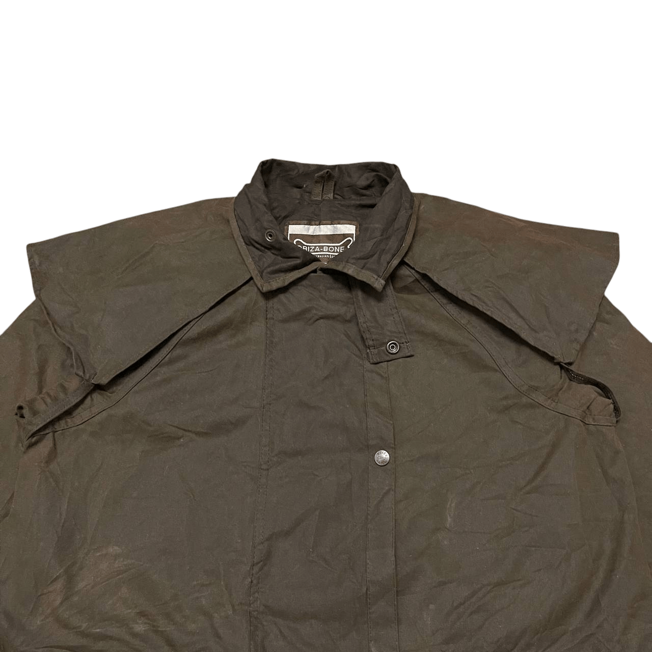Man Made In Australia Vintage Driza Bon Waxed Riding Short Coat Size US S / EU 44-46 / 1 - 5 Thumbnail