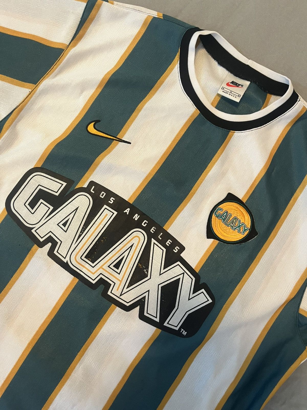 Nike Extremely Rare Vintage Nike LA Galaxy 1997 Third Shirt – MLS Size US M / EU 48-50 / 2 - 1 Thumbnail