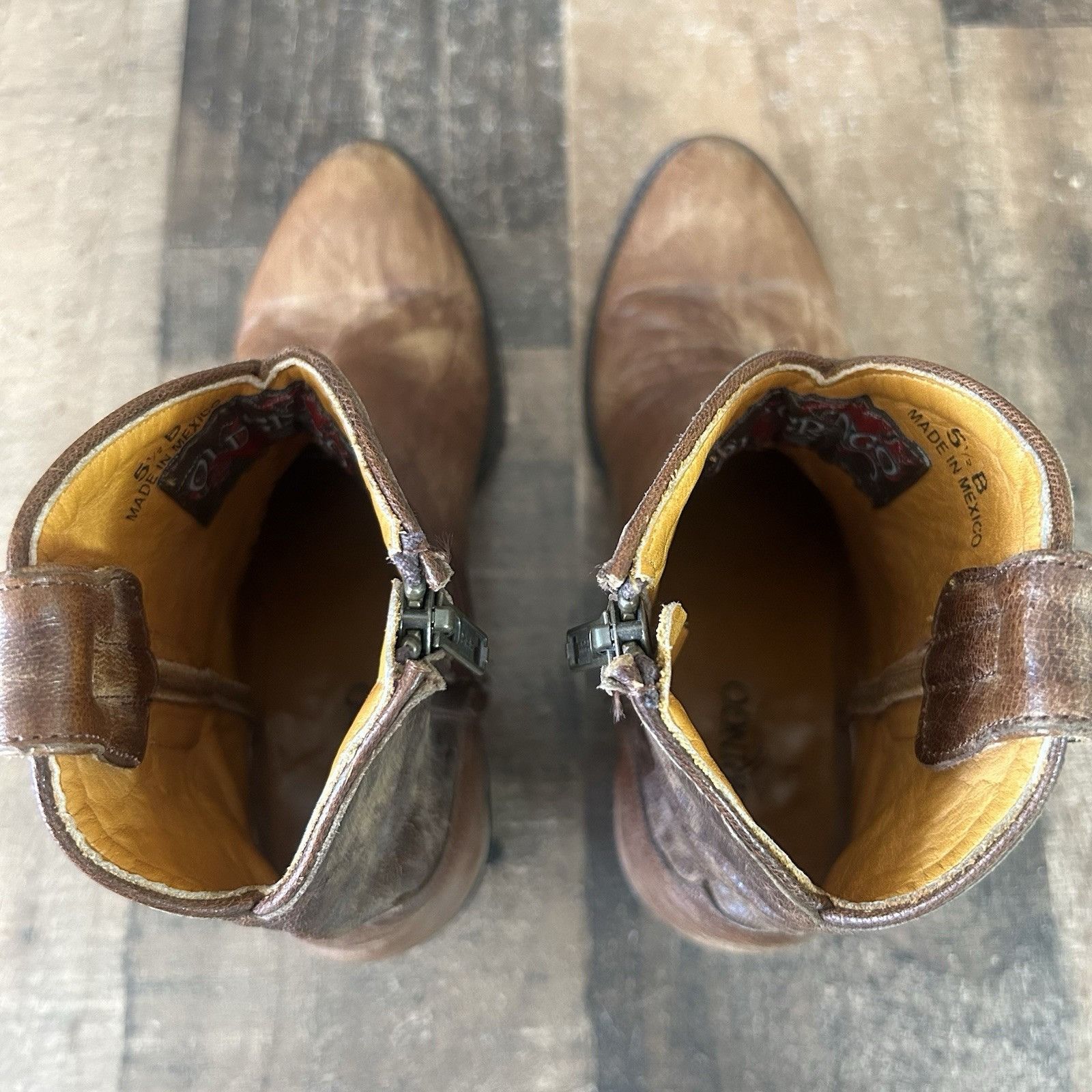 Old Gringo Old Gringo Side Zip Round Toe Cowboy Boots Womens 5.5 B Size US 5.5 / IT 35.5 - 12 Thumbnail