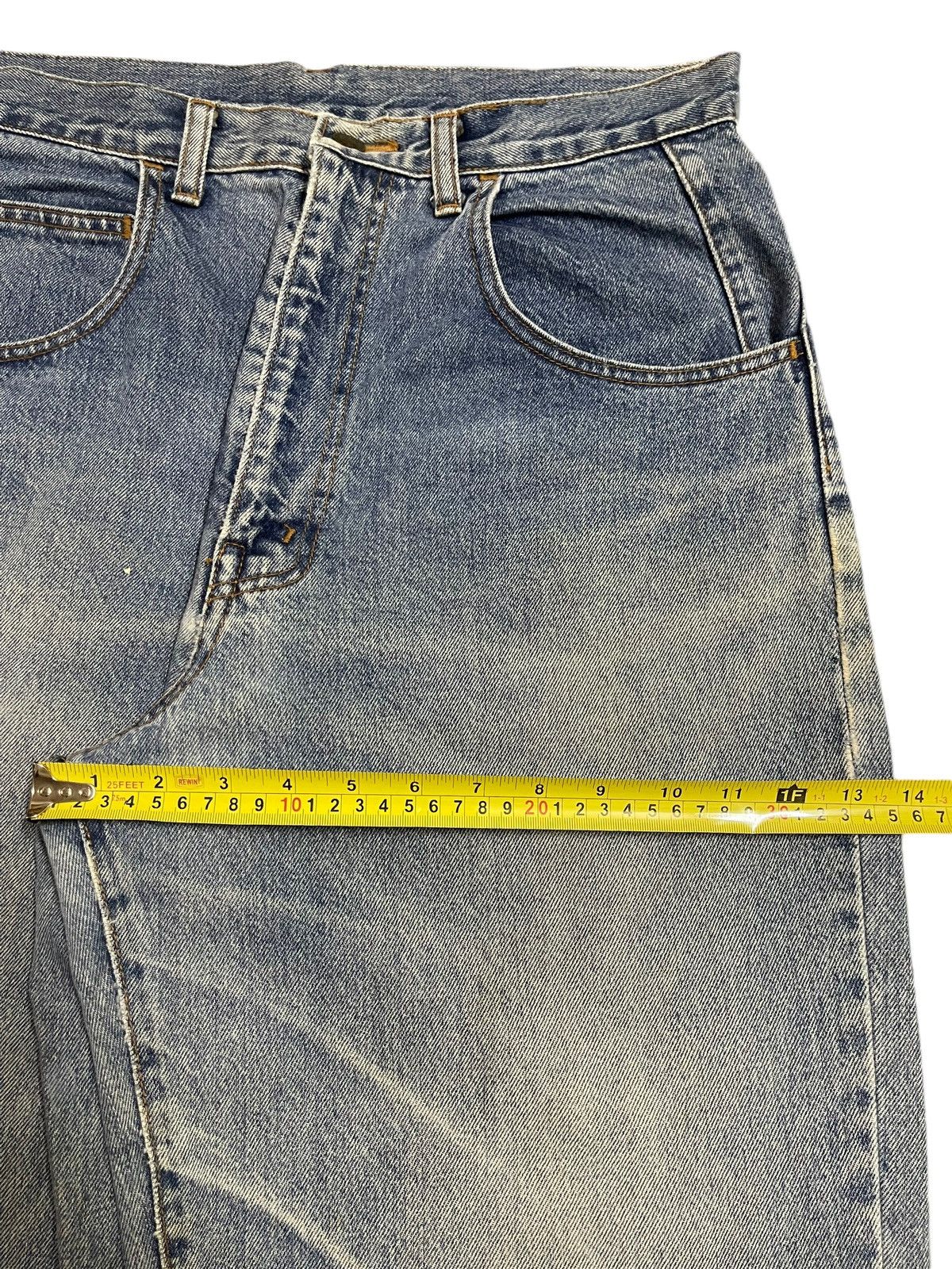 JNCO Vintage Japanese Brand Blue Wash Style Hip Hop Baggy Jeans Size US 32 / EU 48 - 14 Thumbnail