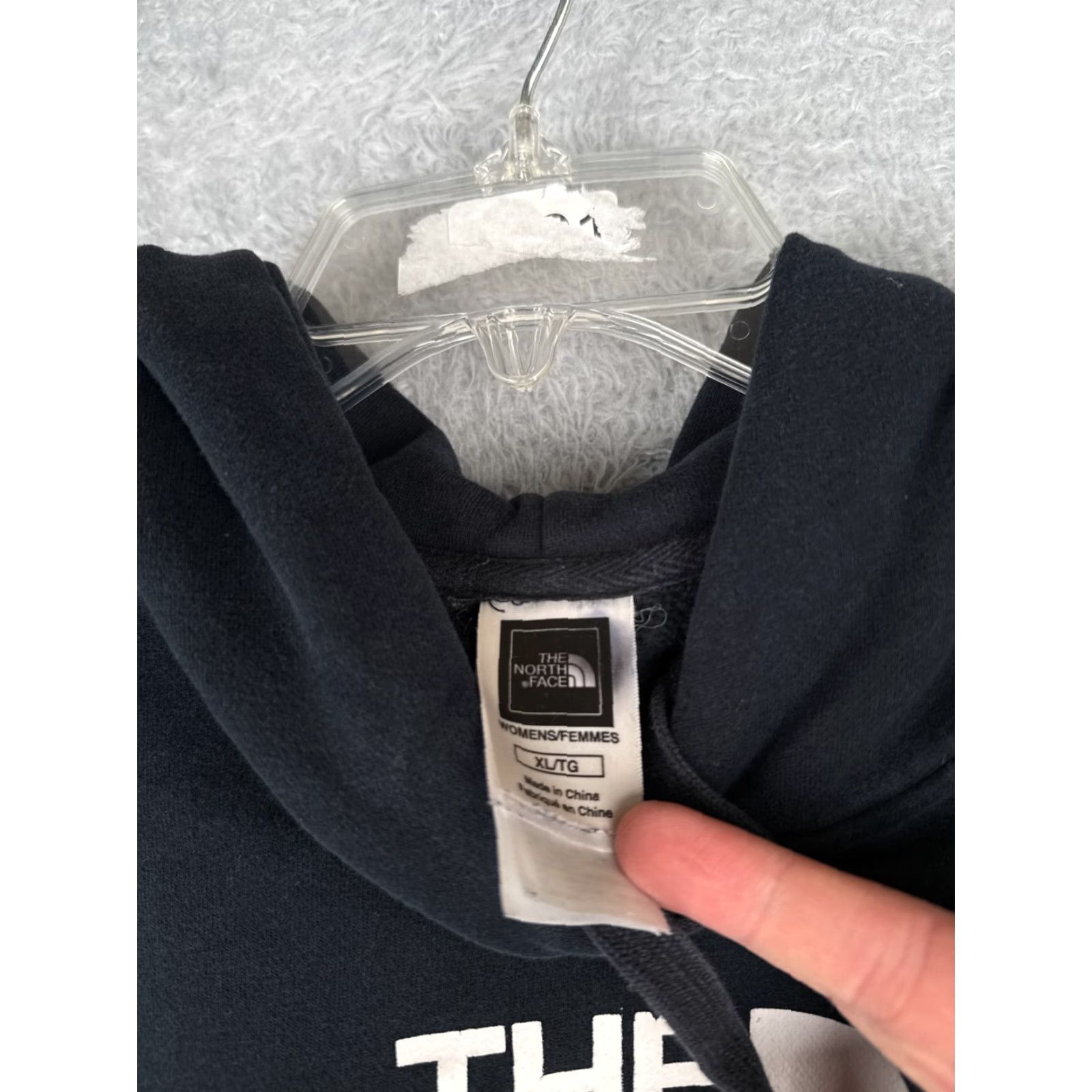 The North Face The North Face Hoodie Womens XL Black Pullover Zip Full Zip Cotton Blend Floral All Seasons Womens Size XL / US 12-14 / IT 48-50 - 7 Thumbnail