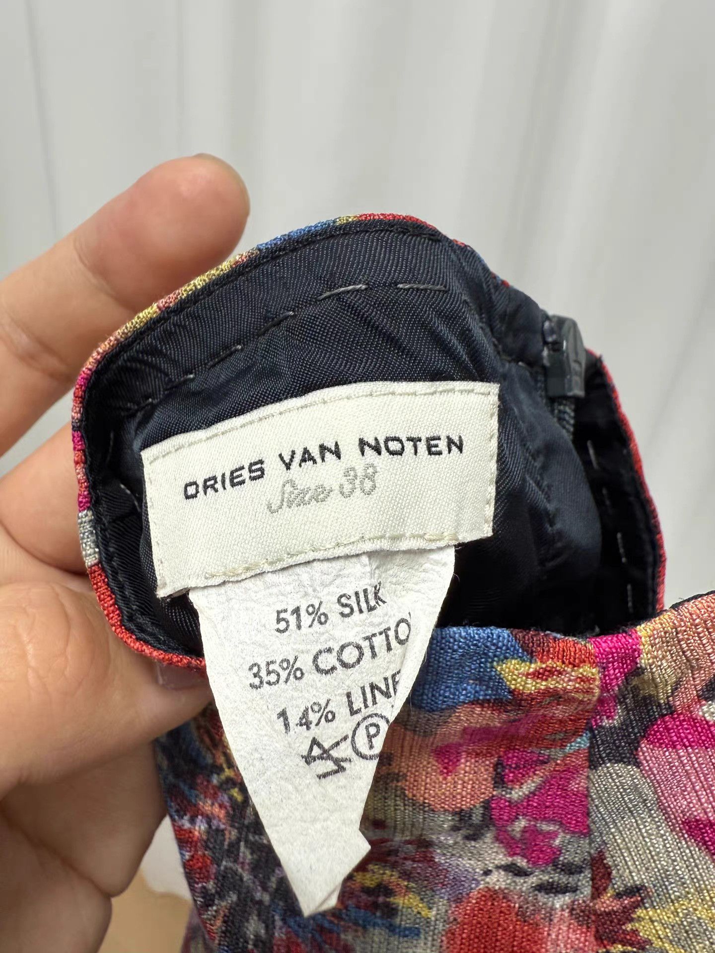 Dries Van Noten Dries van noten Oil Painting Flower Skirt K20 Size 26" / US 2 / IT 38 - 6 Thumbnail