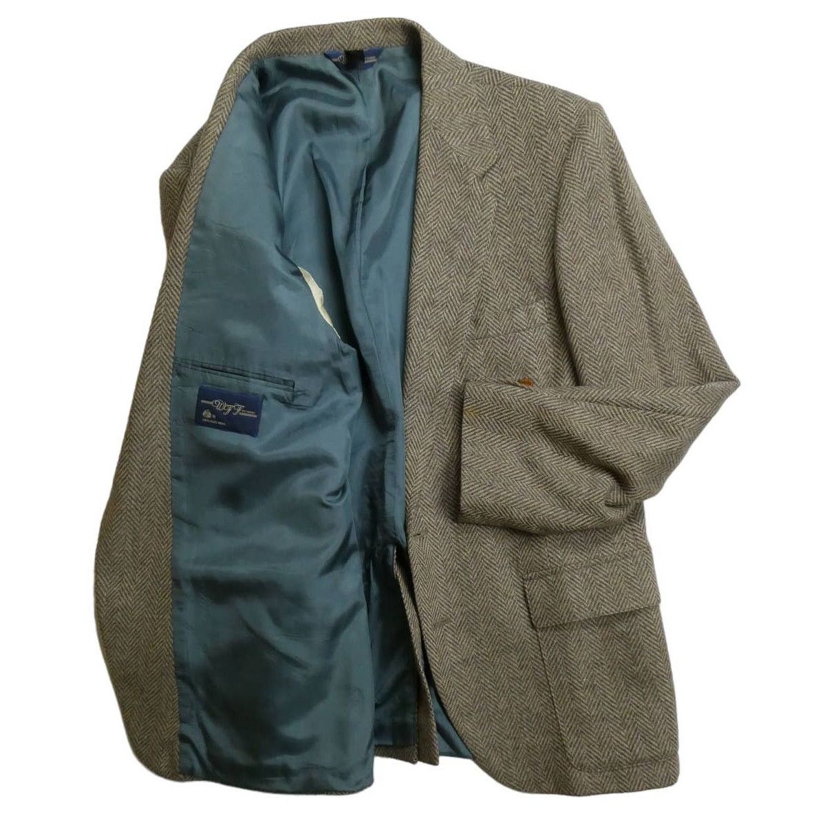 Farah vintage Woff by Farah 100% wool tweed sport coat, 44R Size 44R - 2 Thumbnail