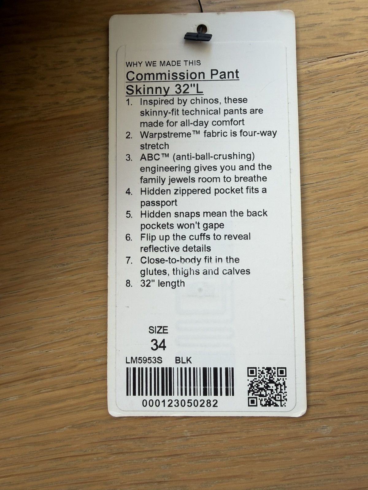 Lululemon Commission Pant Size US 34 / EU 50 - 4 Thumbnail