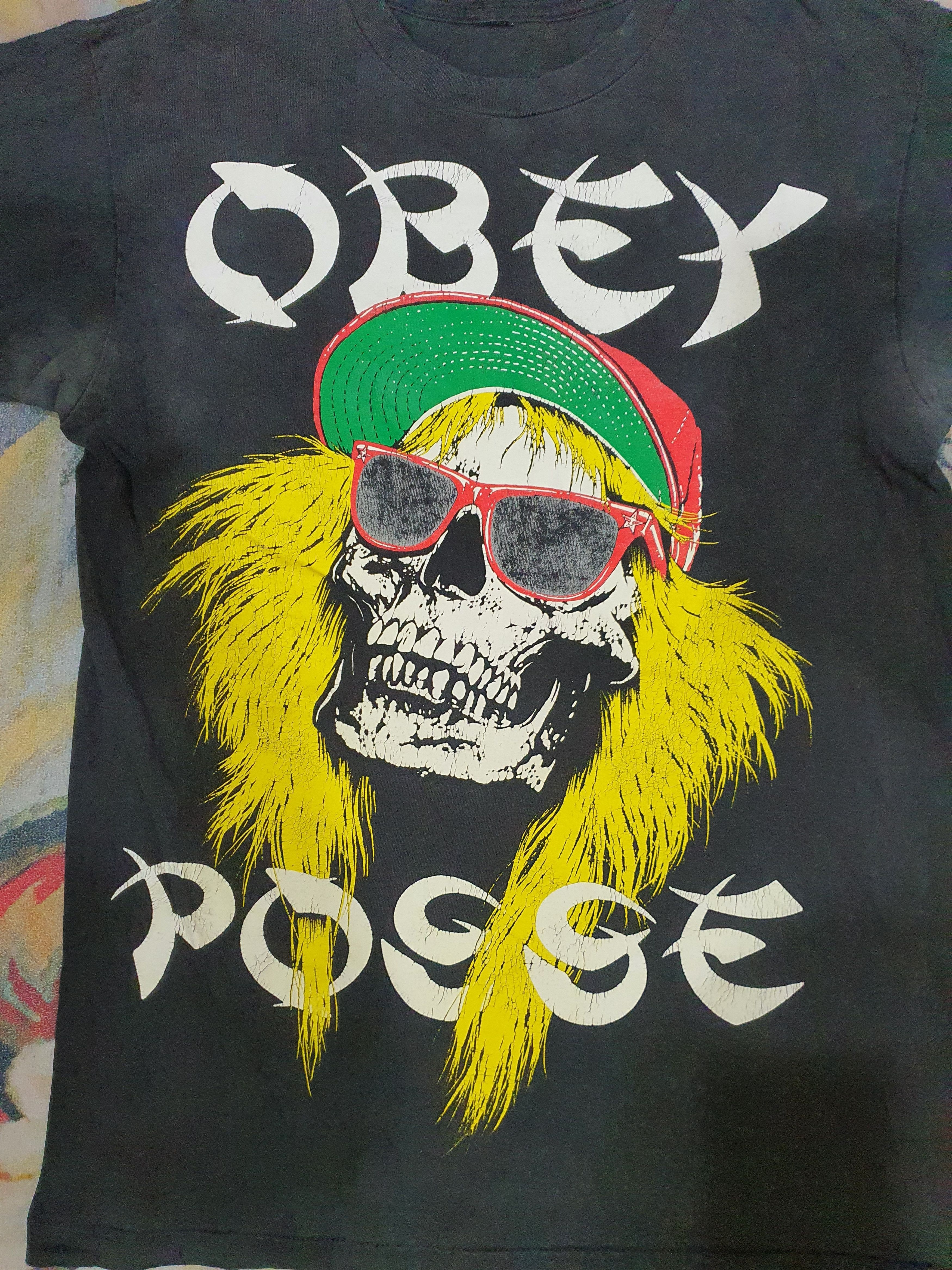 14th Addiction Obey Posse graphic t-shirt featuring a skull design Size US M / EU 48-50 / 2 - 2 Thumbnail