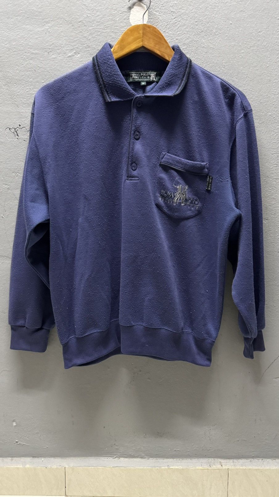 Japanese Brand × Vintage Sweatshirt Royal Polo Sport Club Size US M / EU 48-50 / 2 - 1 Thumbnail