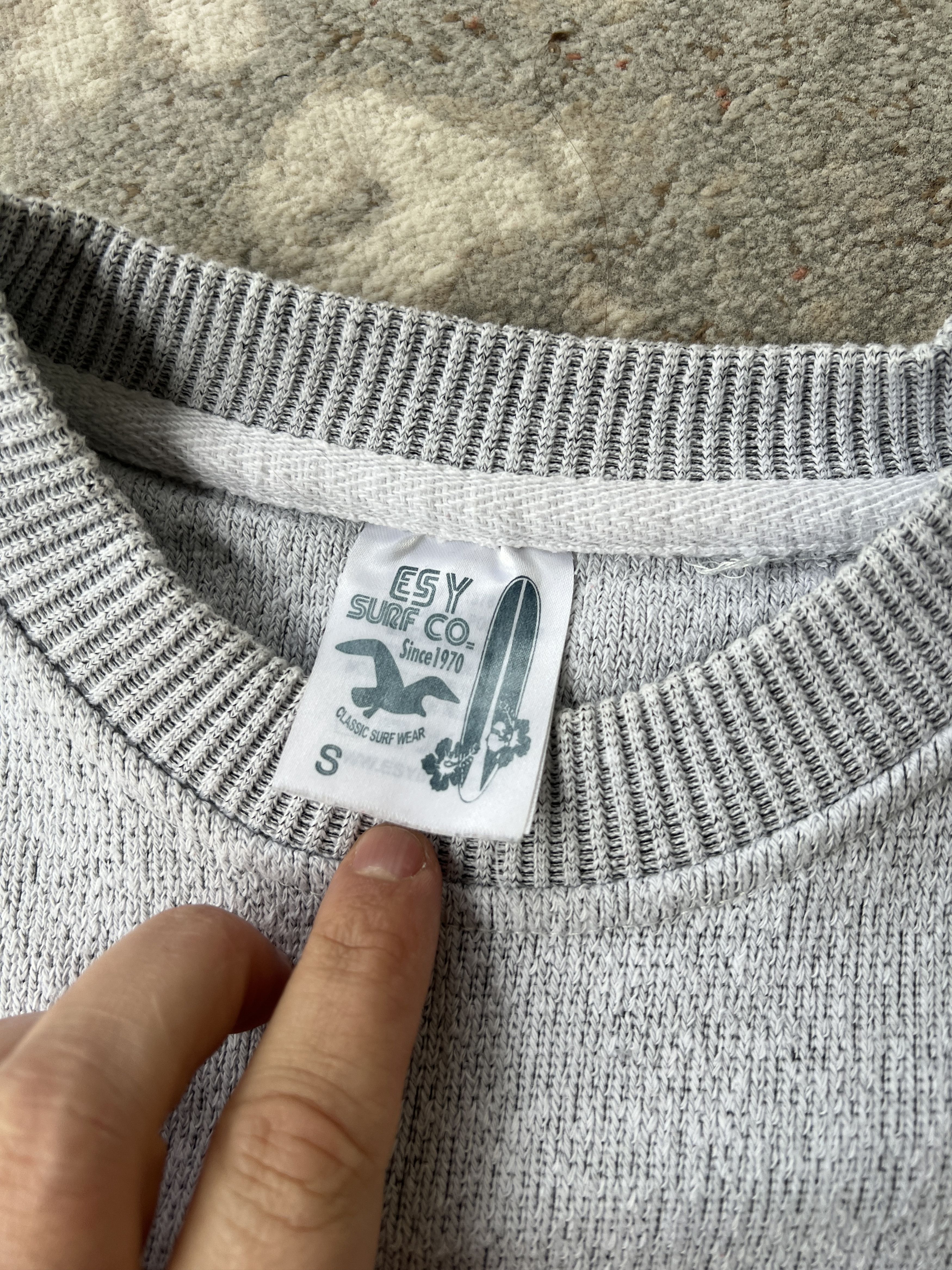 Vintage U.S.A Los Angeles California Esy Surf Sweatshirt Size US S / EU 44-46 / 1 - 2 Thumbnail