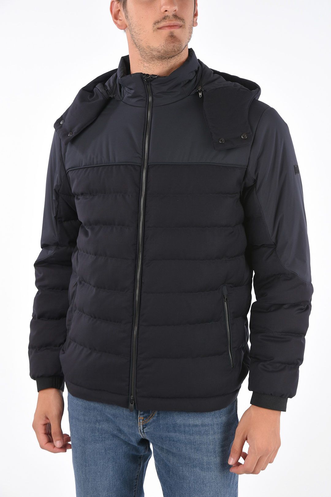 Ermenegildo Zegna Ermenegildo Zegna Techmerino Hooded Puffer Jacket 3XL Navy Size US XXL / EU 58 / 5 - 5 Thumbnail