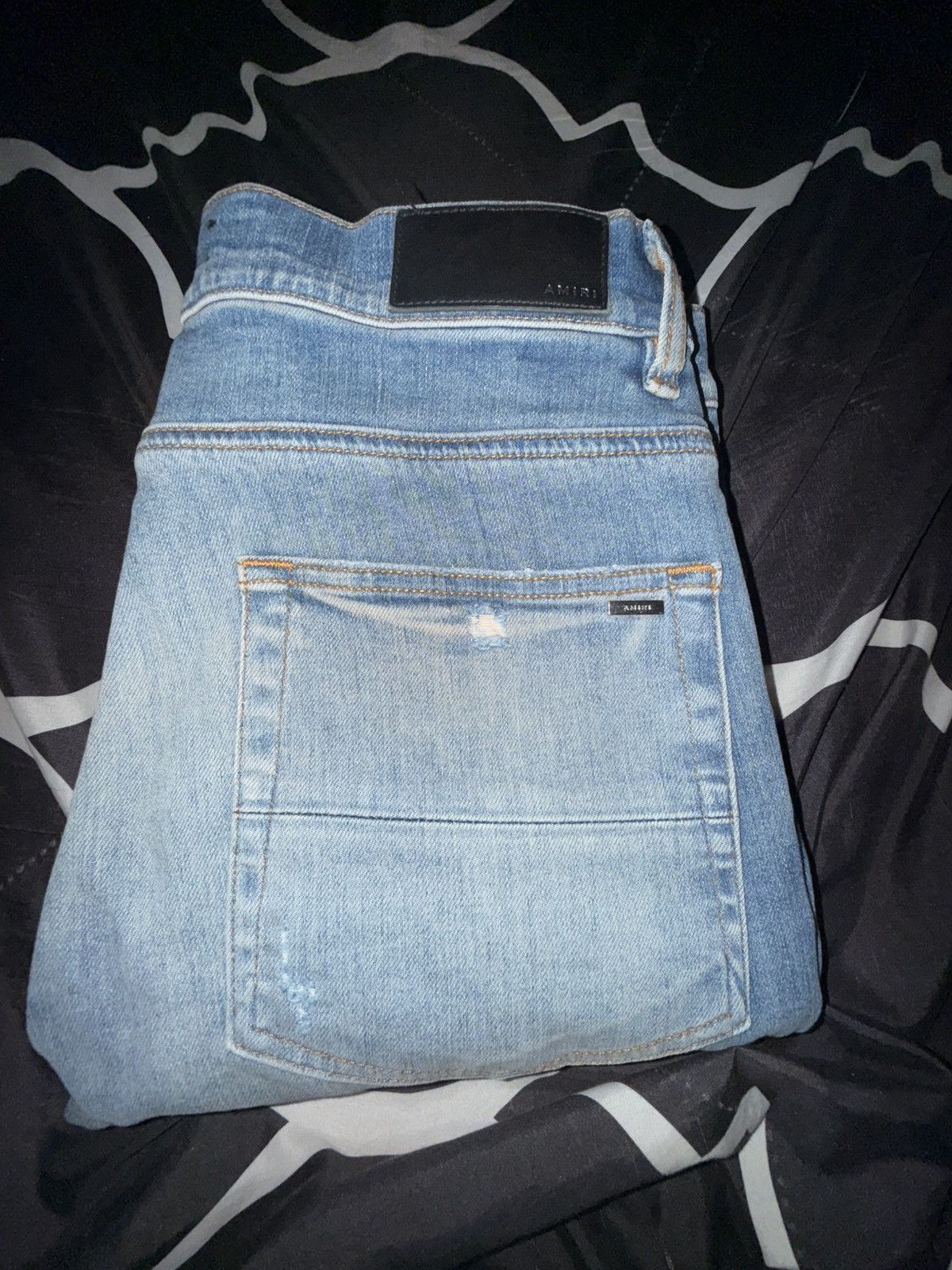 Amiri 🔥 Amiri logo jeans 🔥 Size US 31 - 8 Thumbnail