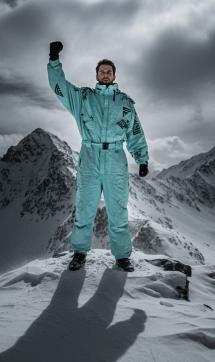 Vintage Vintage GT Himalayan ski overall snow suit 80s 90s Size US 38 / EU 54 - 1 Thumbnail