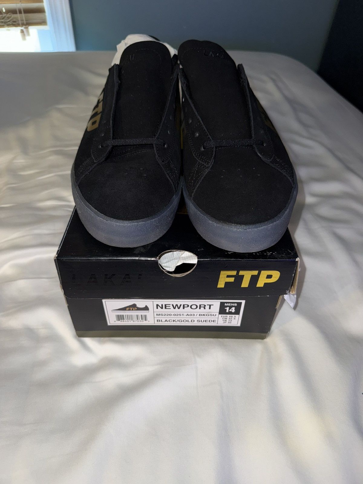 Fuck The Population × Lakai FTP LAKAI NEWPORT SHOES SIZE 14 Size US 14 / EU 47 - 2 Thumbnail