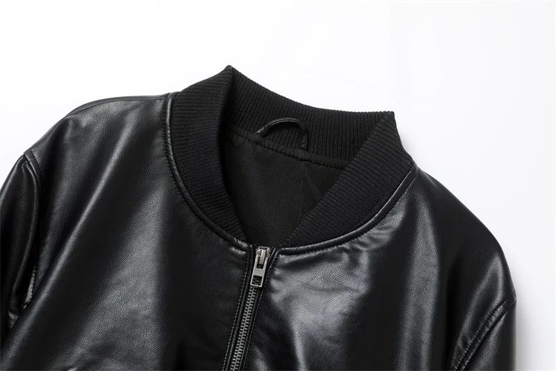 Japanese Brand × Vintage Leather Bomber Jacket Coat Top Size M / US 6-8 / IT 42-44 - 2 Thumbnail