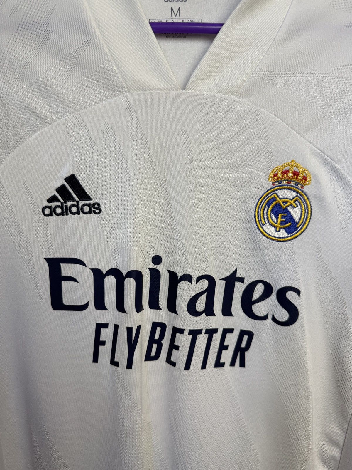 Adidas ADIDAS REAL MADRID FLY EMIRATES away jersey tee shirt y2k Size US M / EU 48-50 / 2 - 4 Thumbnail