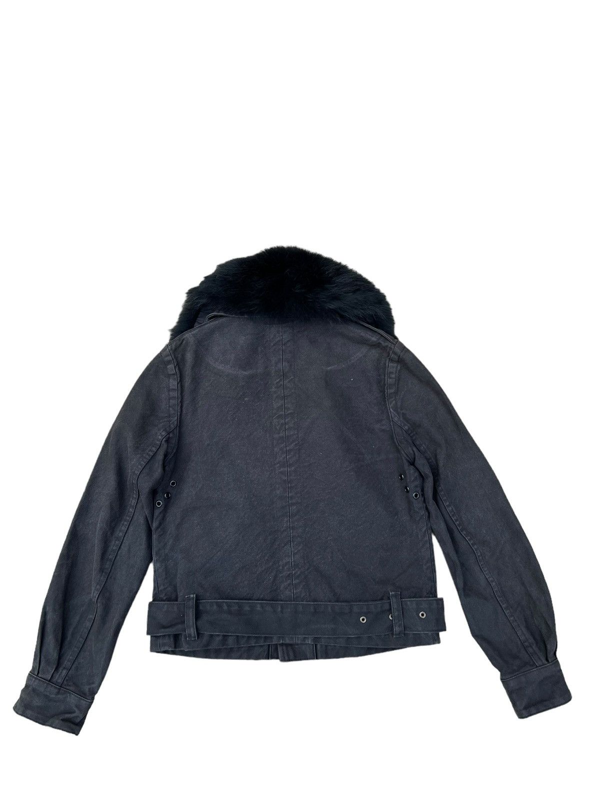 HYKE × If Six Was Nine Green Hideaki Yoshihara Coyote Fur Rider Denim Jacket Size US S / EU 44-46 / 1 - 21 Thumbnail
