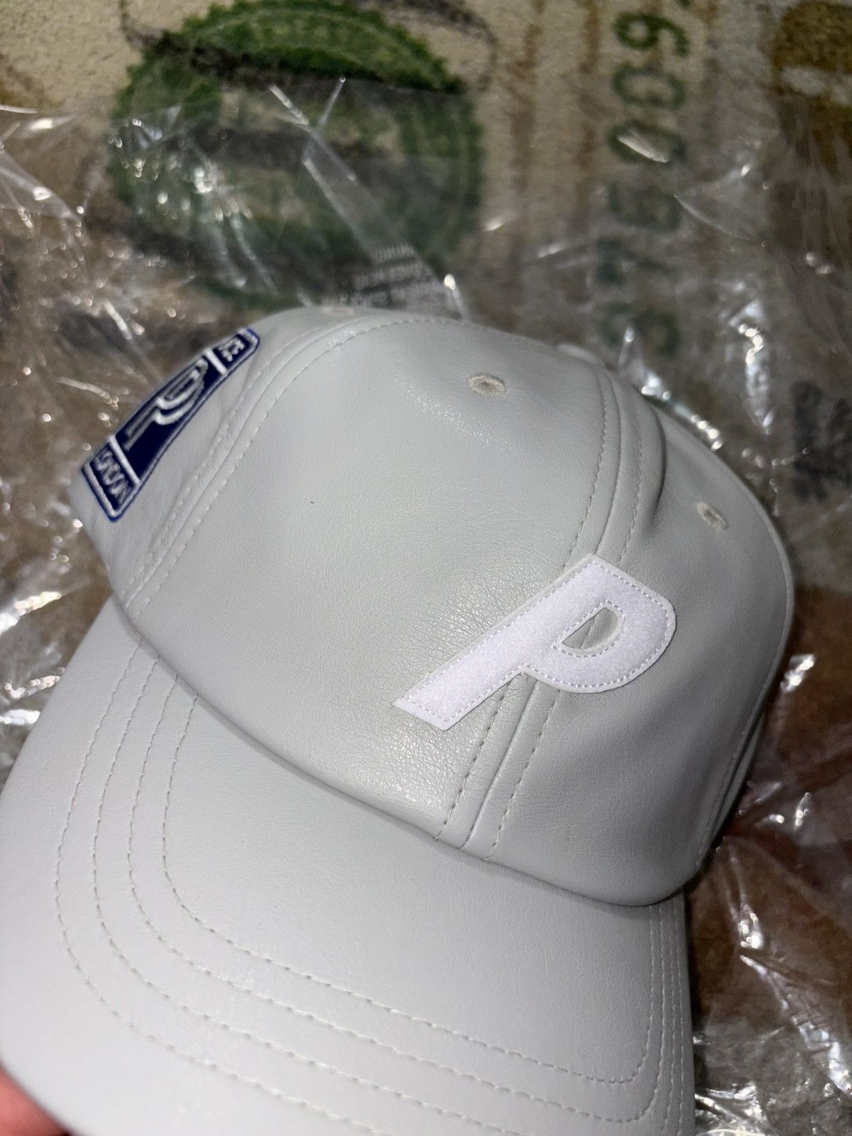 Palace Palace Faux Leather P 6-Panel Hat Size ONE SIZE - 2 Thumbnail
