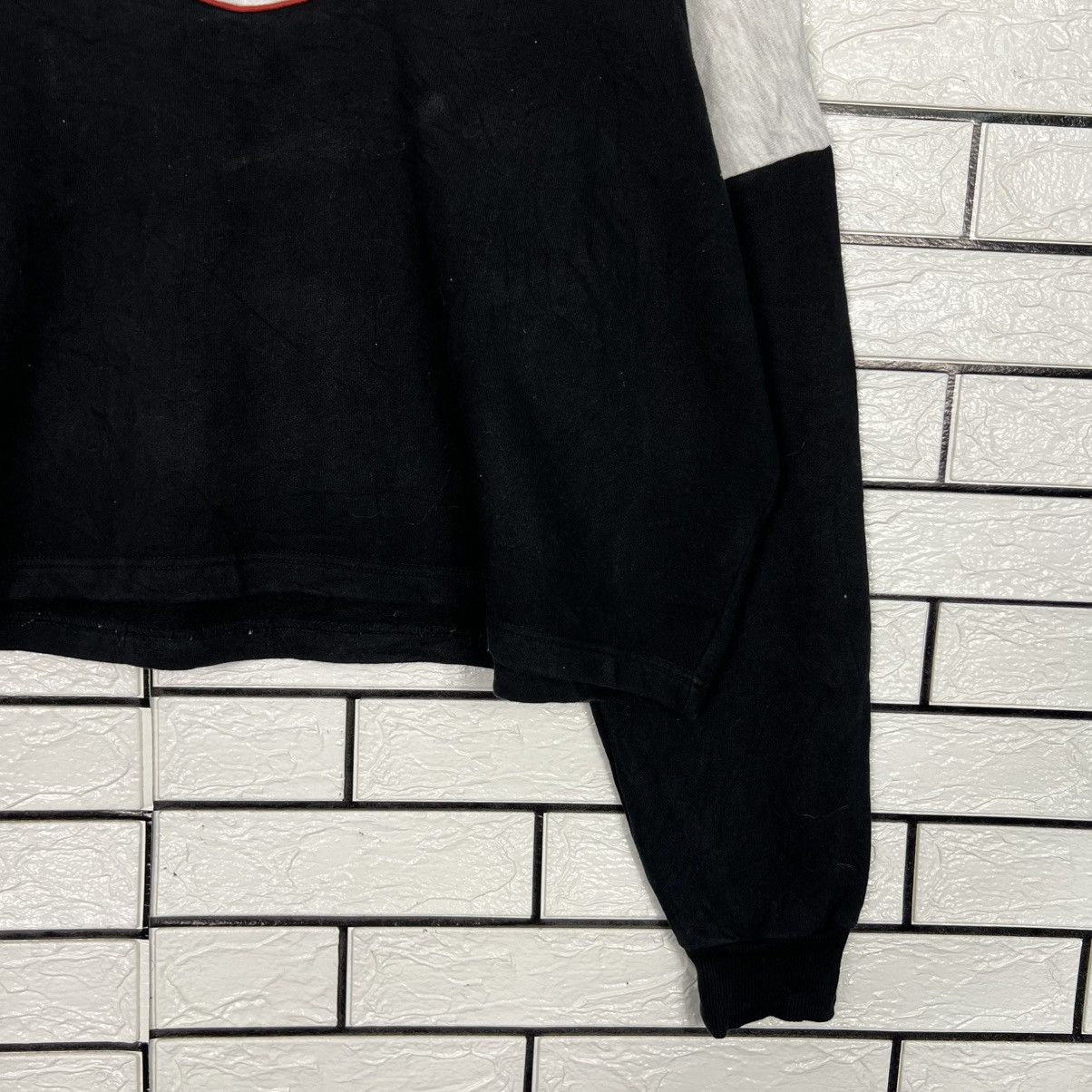 PONY PONY X DOUBLE NAME Big Logo Cropped Sweatshirt #4206-C192 Size ONE SIZE - 7 Thumbnail