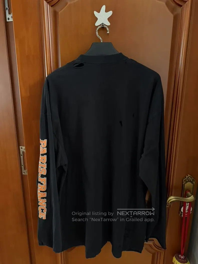 Balenciaga Balenciaga Black double B scissors long-sleeve Size US L / EU 52-54 / 3 - 2 Thumbnail