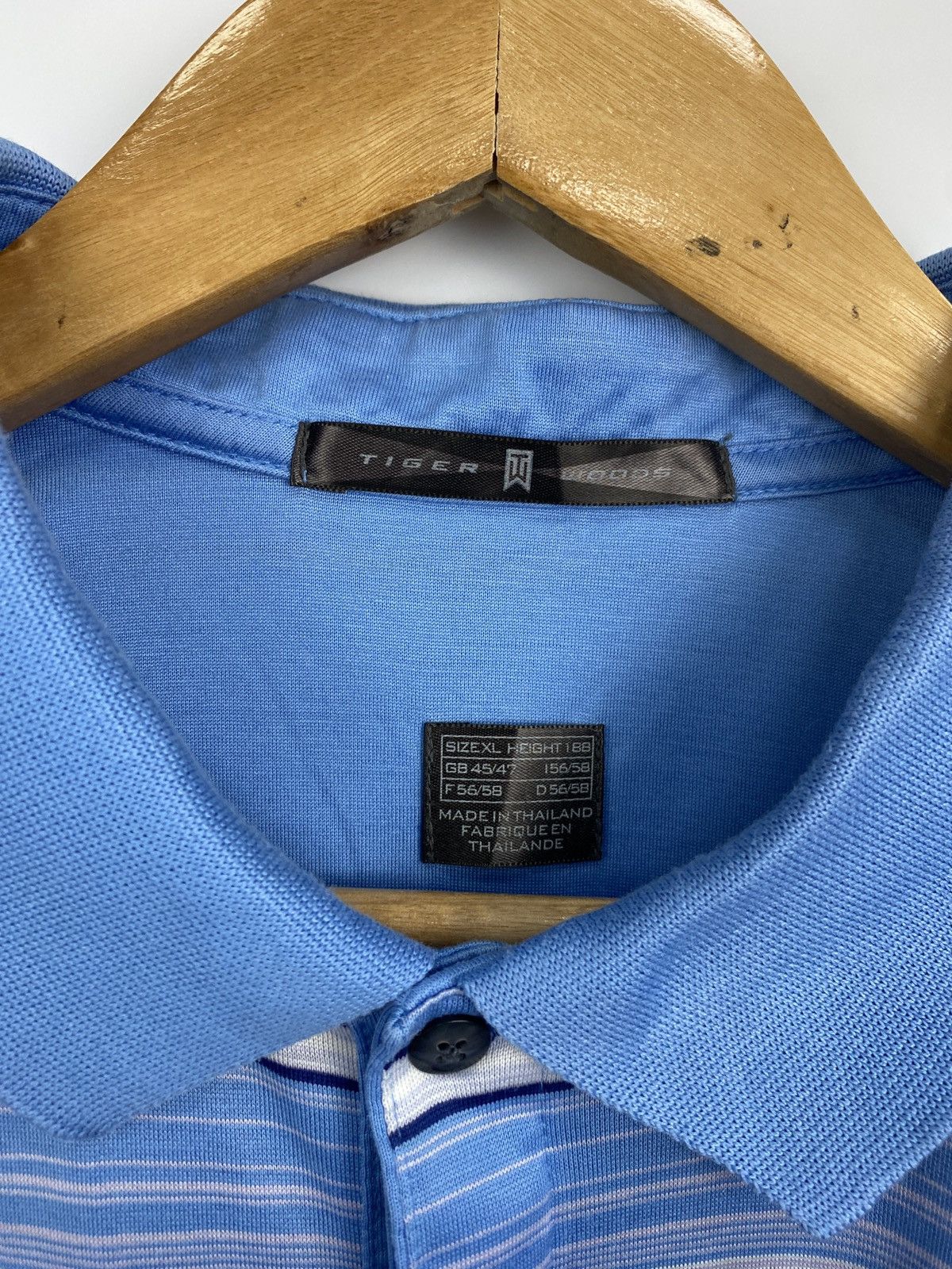 Nike × Tiger Woods 🇺🇸 Vintage 90s Nike Tiger Woods Golf Polo T-Shirt Rare Retro Size US XL / EU 56 / 4 - 6 Thumbnail