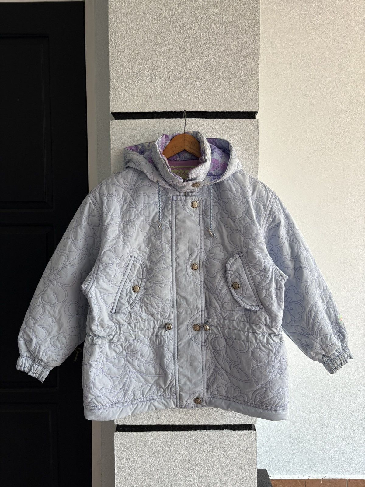 Ellesse × Goldwin Ellesse x Goldwin Floral Tech Jacket Caribbean Supple Size US M / EU 48-50 / 2 - 1 Thumbnail
