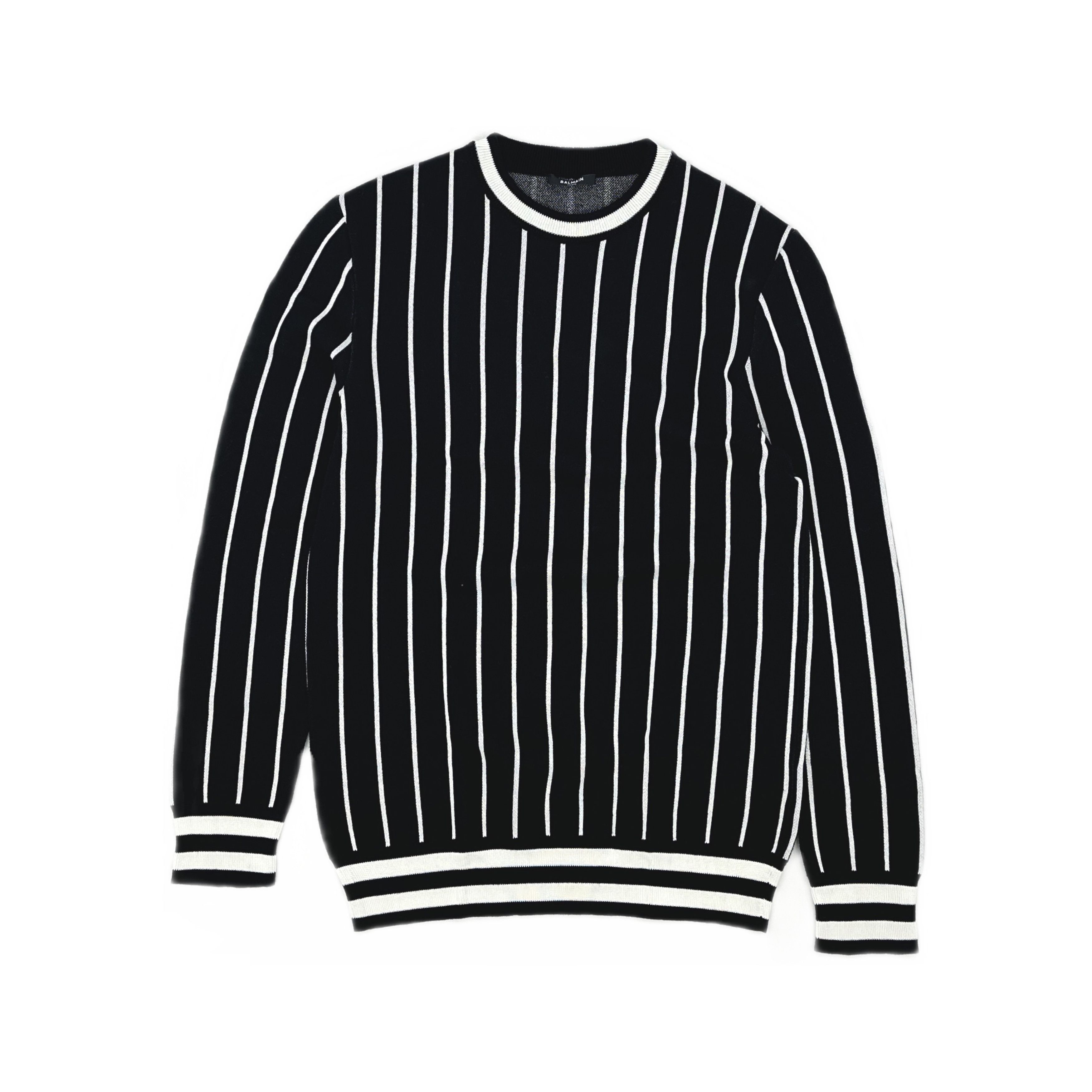 Balmain Balmain Logo Striped Sweater Size M Size US M / EU 48-50 / 2 - 1 Thumbnail