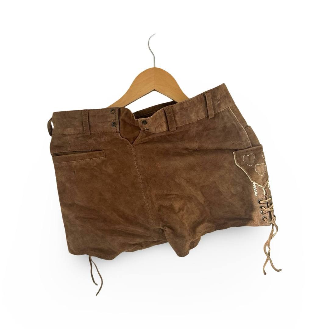 Leather Esmara Suede Trachten Oktoberfest #50 Size 27" / US 4 / IT 40 - 3 Thumbnail