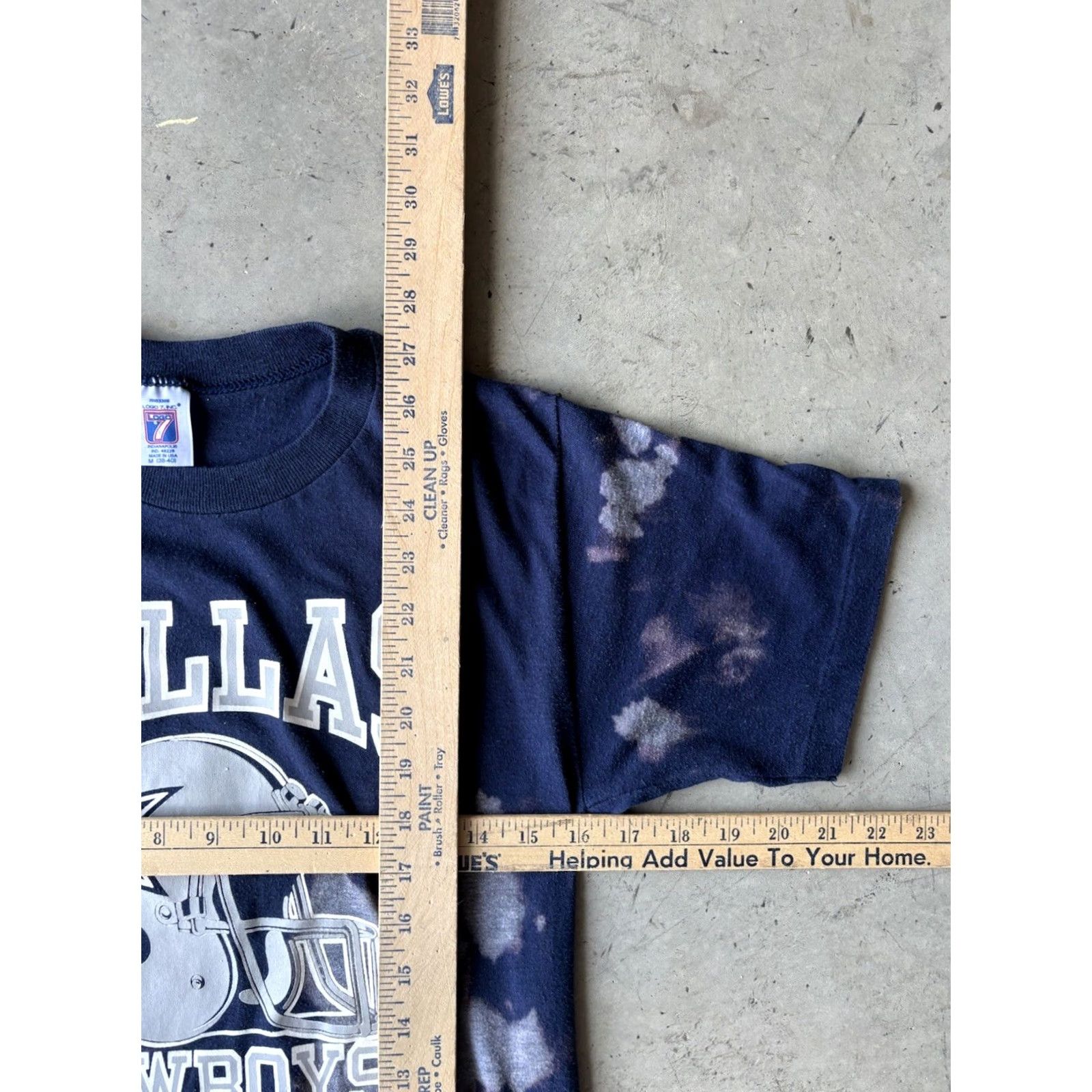Logo 7 VINTAGE Logo 7 Dallas Cowboys Tee Shirt M Blue Cotton Crew Neck Short Sleeve Graphic Print Sports USA 80s 90s Mens Size US M / EU 48-50 / 2 - 7 Thumbnail