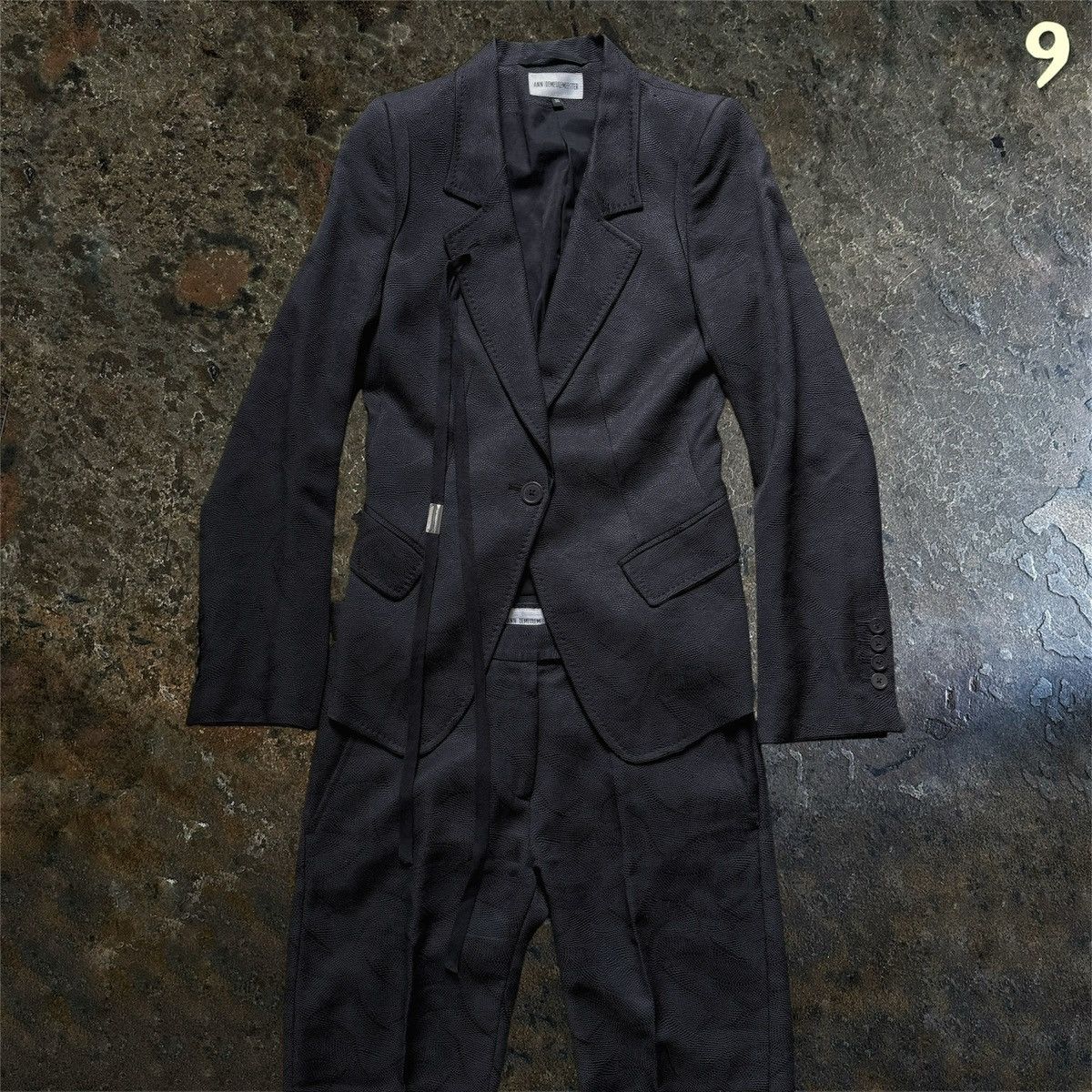 Ann Demeulemeester Ann Demeulemeester Jacquard Suit Set |36 Size 36R - 3 Thumbnail