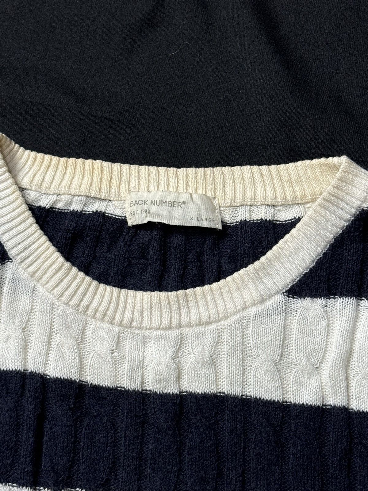 Beauty Beast × Hysteric Glamour × Japanese Brand Japanese Back Number Cable Knit Sweater Size US XL / EU 56 / 4 - 5 Thumbnail