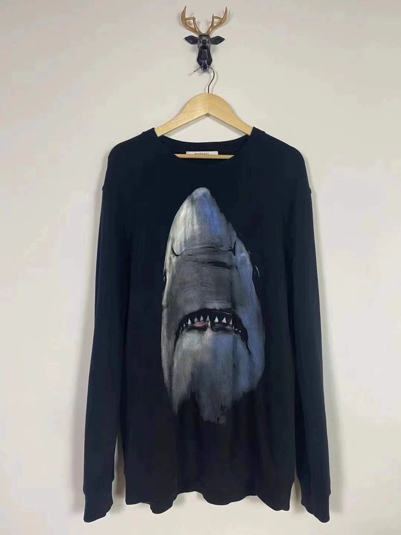 Givenchy Givenchy Shark Hooded Sweatshirt 2506-Nextarrow Size US XL / EU 56 / 4 - 1 Thumbnail