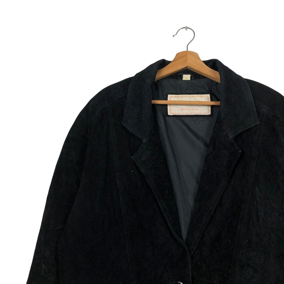 Japanese Brand 🔥VINTAGE LEATHER JACKET DOUBLE BREAST LEATHER & HIDE Size US L / EU 52-54 / 3 - 5 Thumbnail
