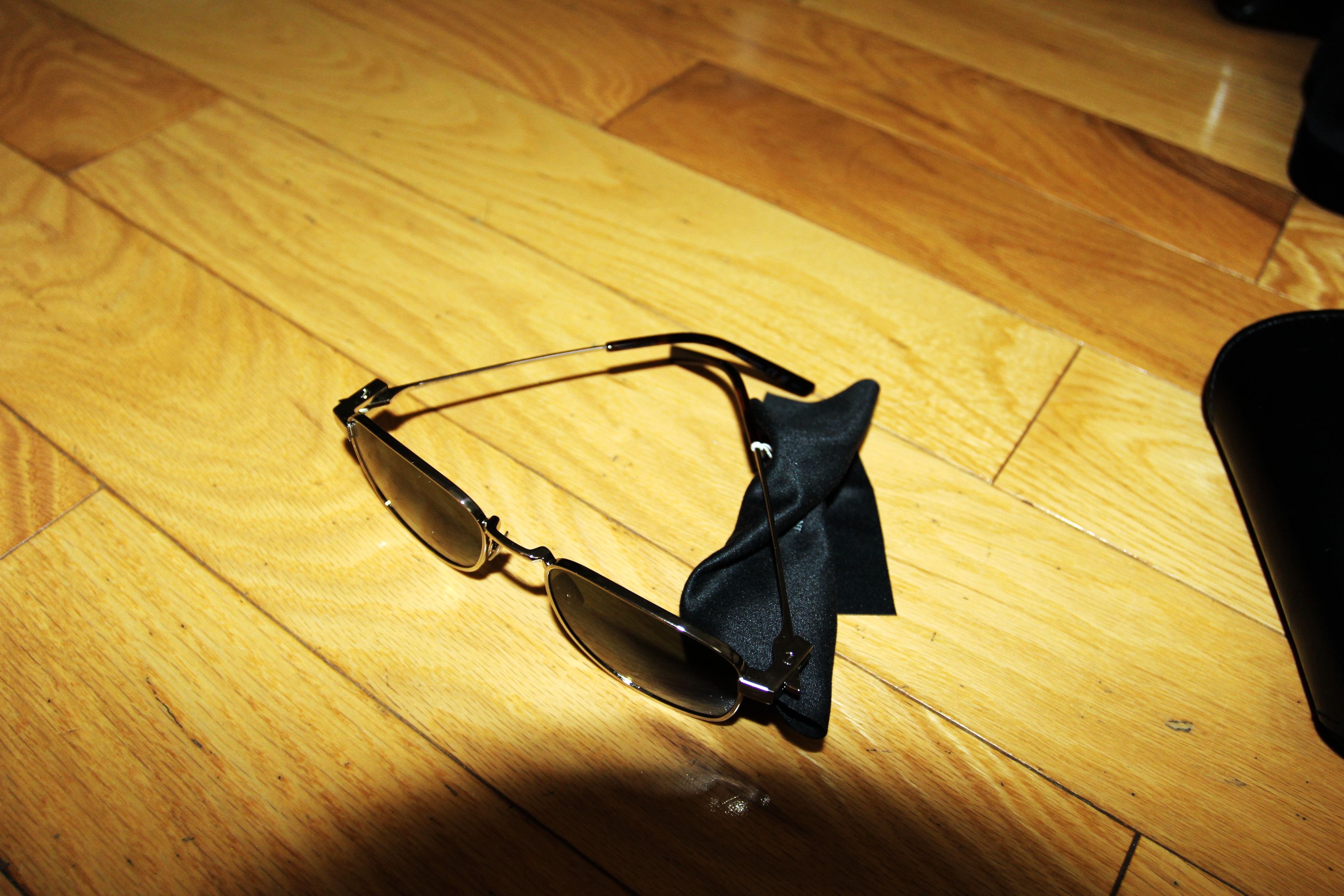Saint Laurent Paris BNWT AW25 SAINT LAURENT SQUARE METALLIC SUNGLASSES Size ONE SIZE - 3 Thumbnail