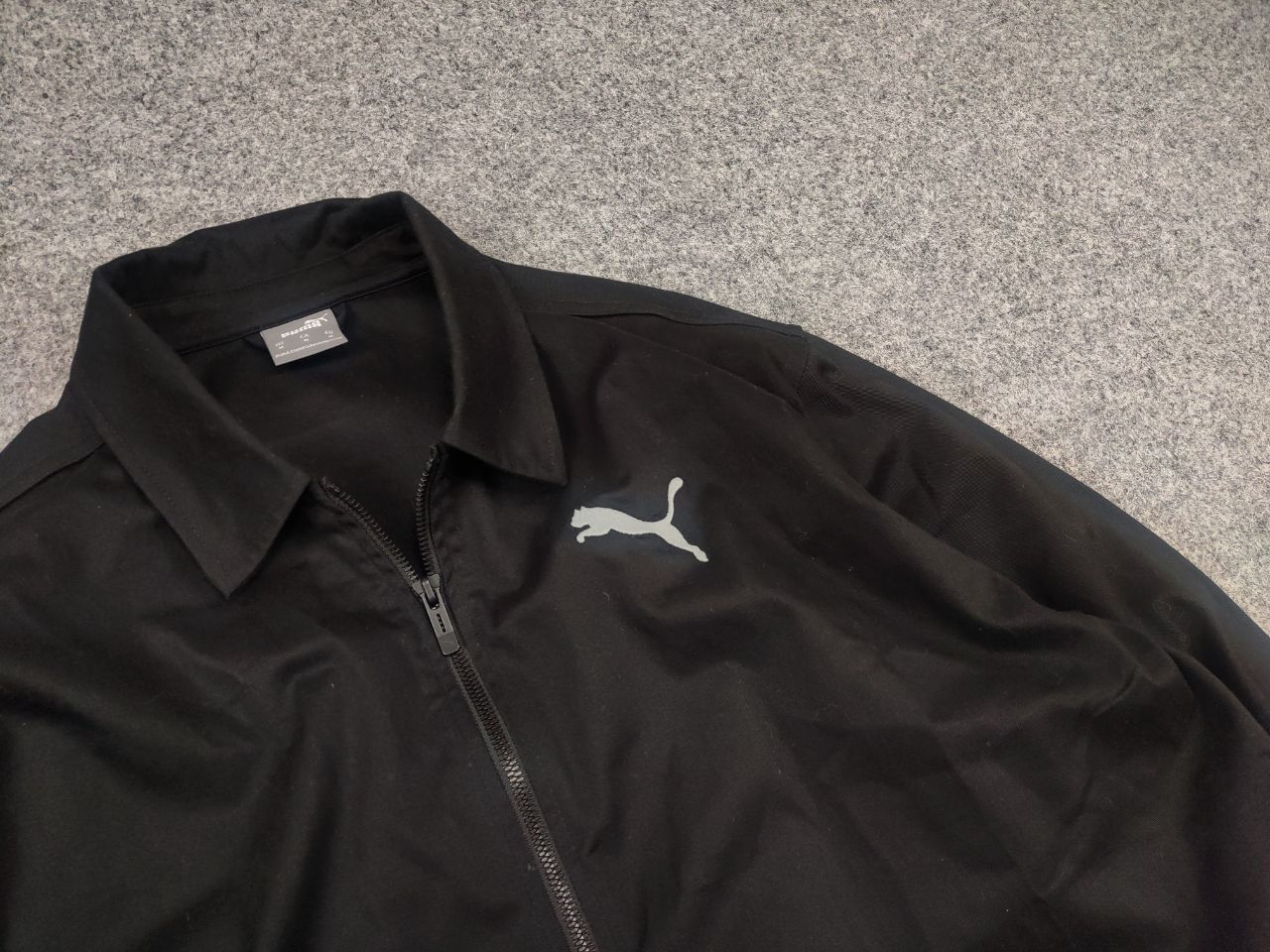 Puma Puma Wardrobe ESS Relaxed Retro Bomber Black Zip Jacket Size US M / EU 48-50 / 2 - 5 Thumbnail