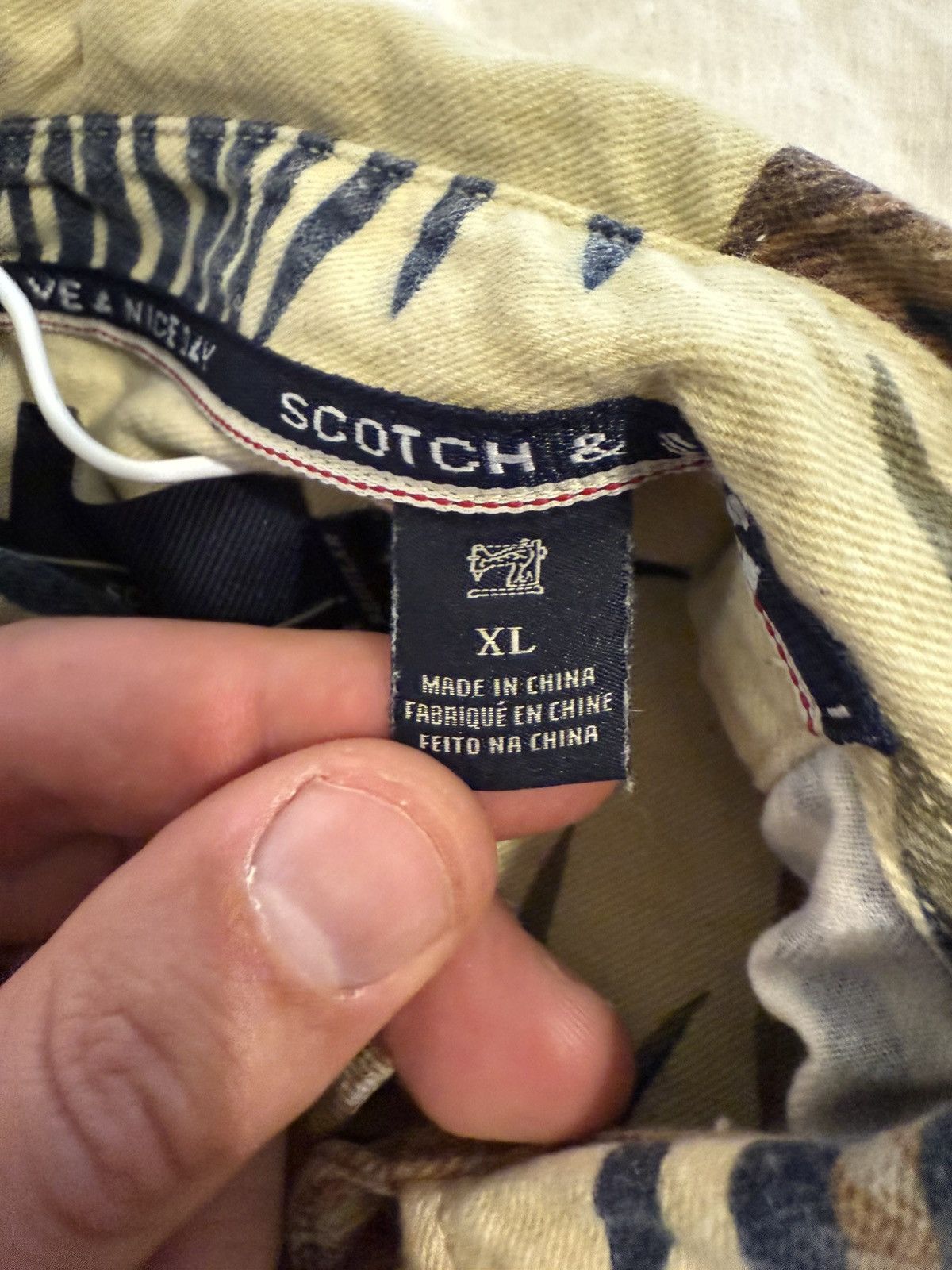 Scotch & Soda Tropical Foliage Print Shirt Size US XL / EU 56 / 4 - 3 Thumbnail