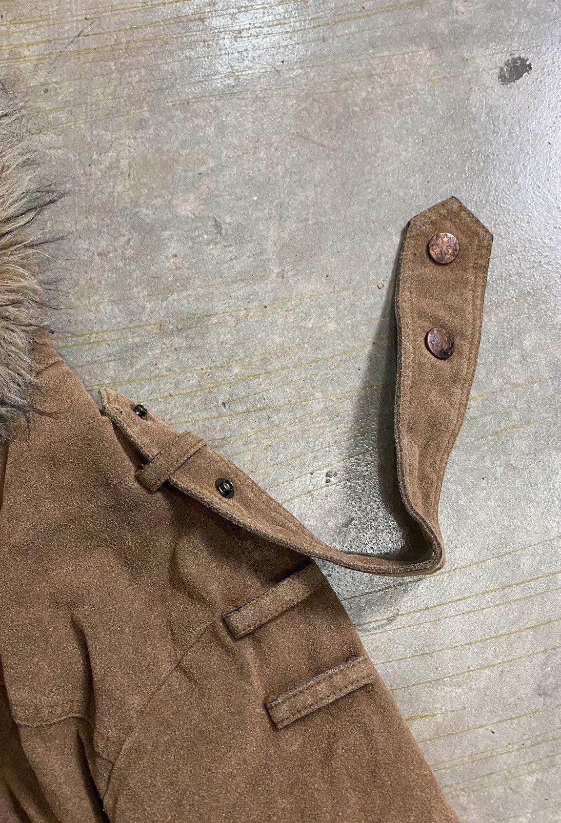 Beauty Beast Vtg OZONE ROCKS Hysteric suede leather fur jacket Size US S / EU 44-46 / 1 - 4 Thumbnail
