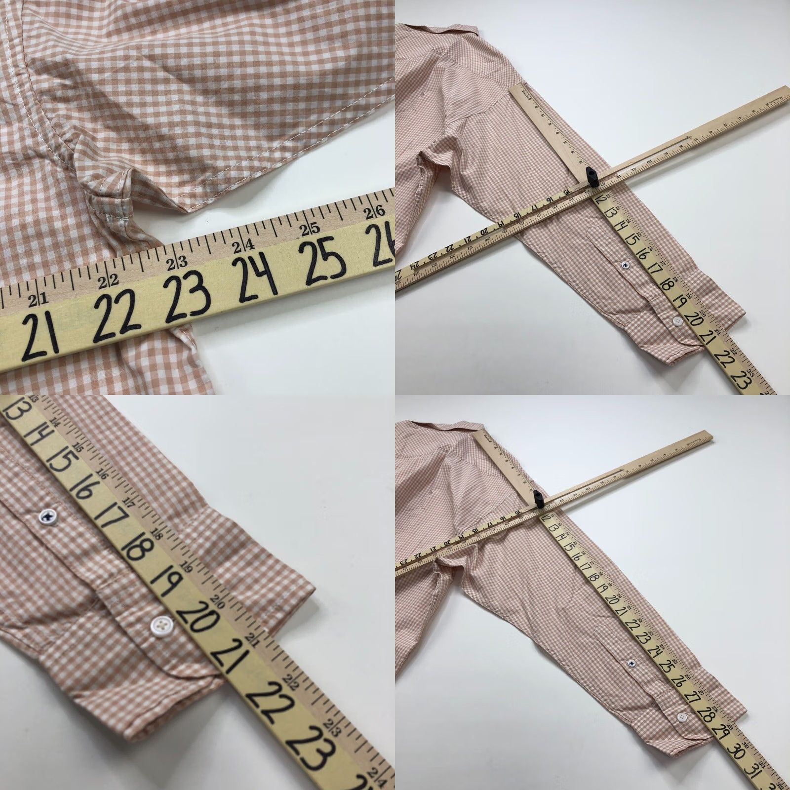 J.Crew J.Crew Shirt Womens 10 Button-Up Check Collared Long Sleeve Orange Relaxed Casual Basic All Seasons Button-Down Size L / US 10 / IT 46 - 8 Thumbnail