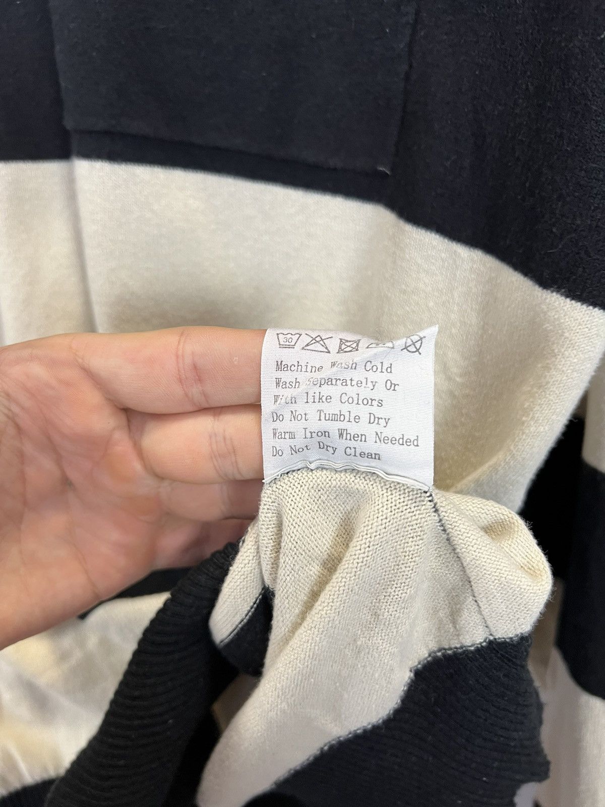 Atticus Atticus designer pocket striped sweatshirt Size US XXL / EU 58 / 5 - 5 Thumbnail