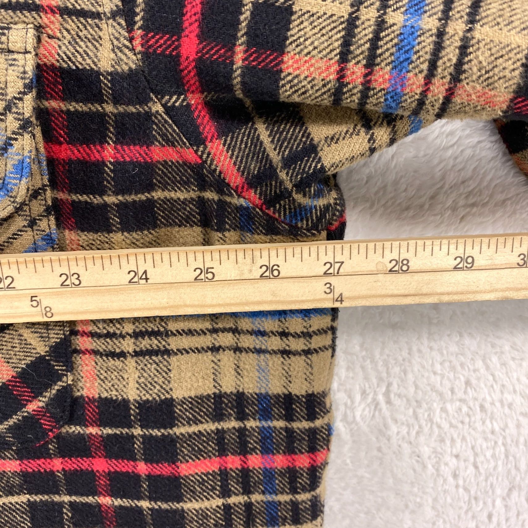 Vintage VINTAGE? (No) Cabela's Mens XL Flannel Brown Plaid Insulated Heavy Shirt Jacket Quilted Lining Size US XL / EU 56 / 4 - 5 Thumbnail