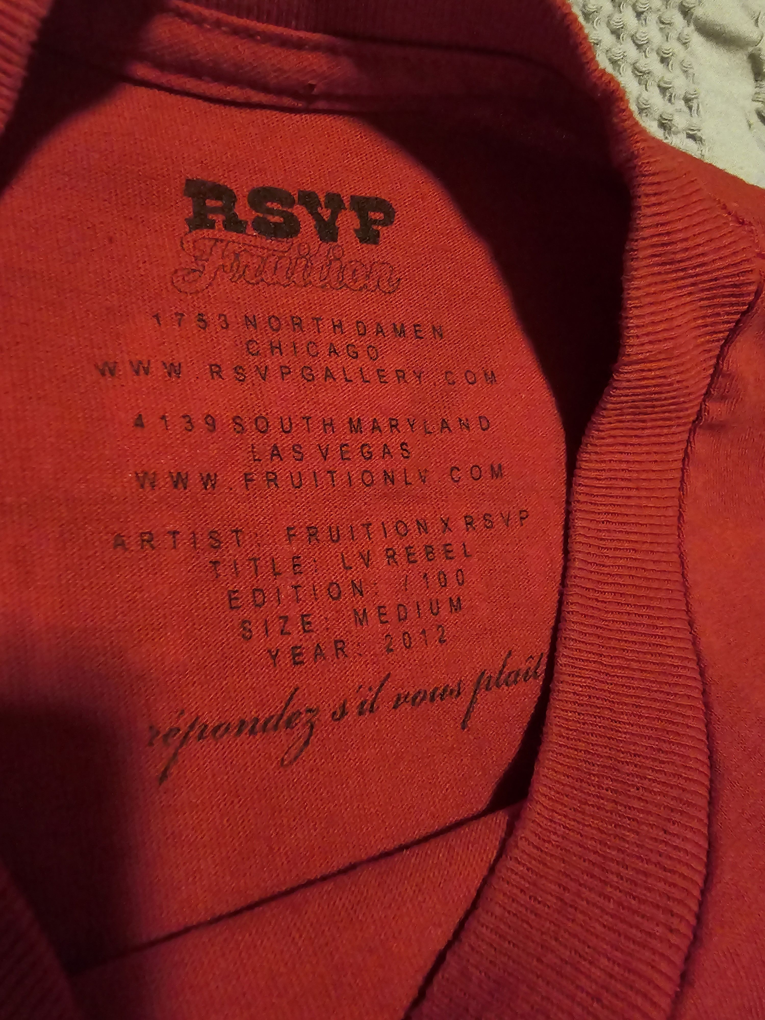 Fruition RSVP Fruition Gallery UNLV Collaboration Size US M / EU 48-50 / 2 - 4 Thumbnail