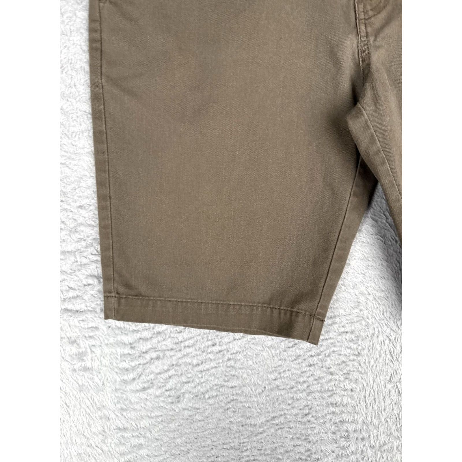 Volcom Volcom Mens Shorts 32 Brown Stretch Chino Flat Front 10 Inseam Casual Summer Size US 32 / EU 48 - 3 Thumbnail