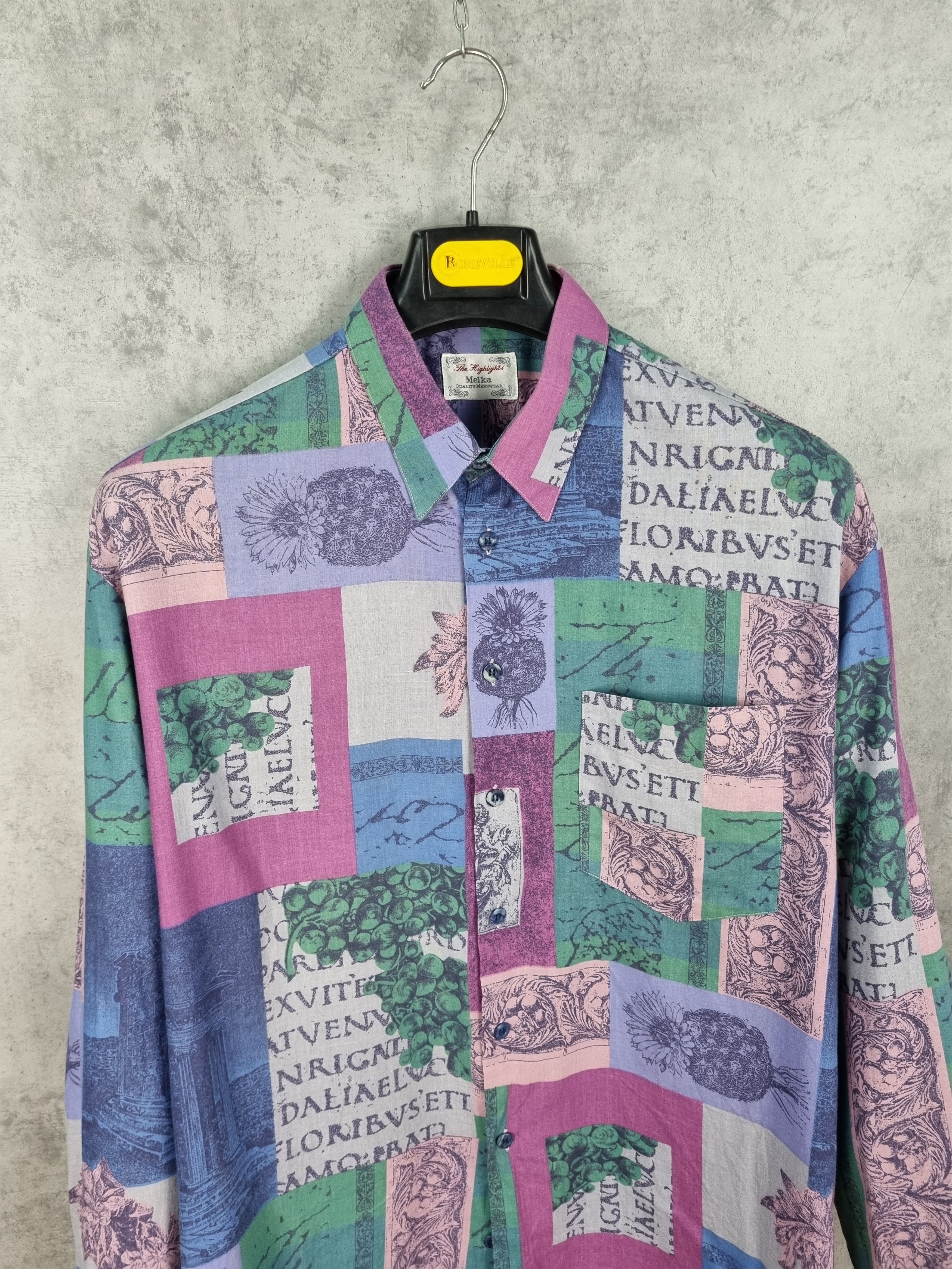 Vintage 90s Vintage Abstract Shirt Size US XL / EU 56 / 4 - 12 Thumbnail