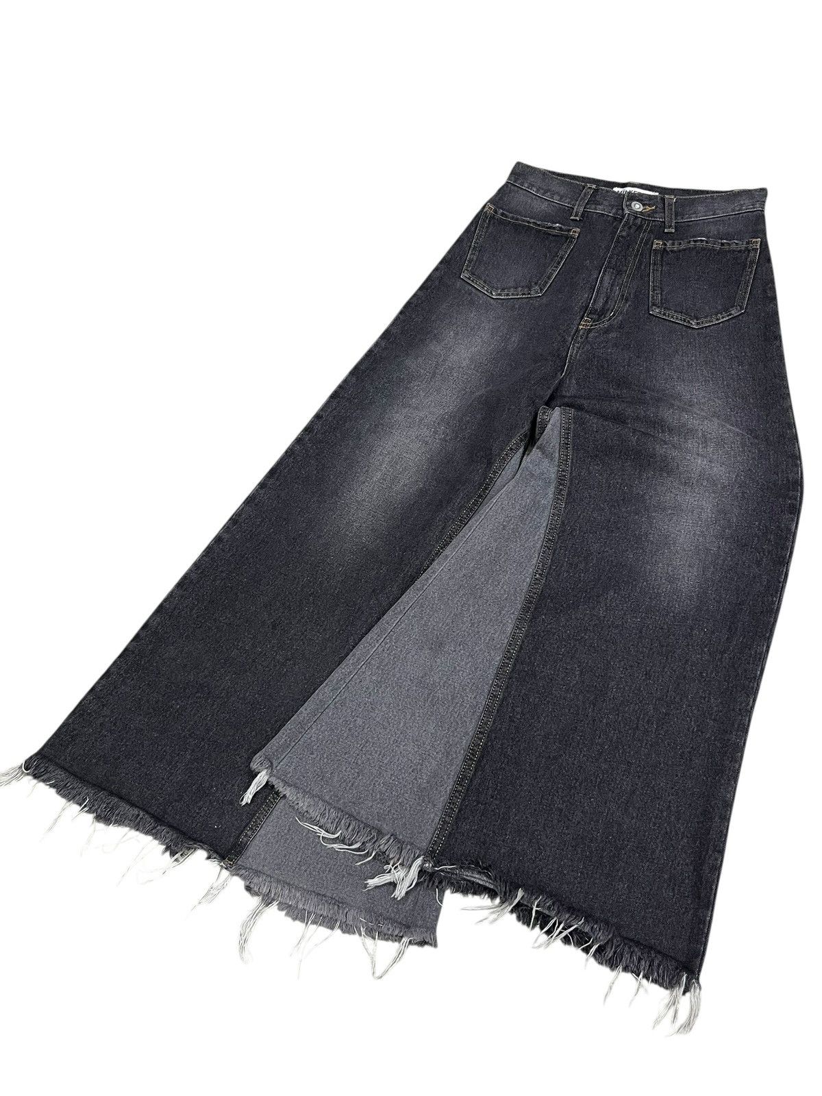 MILKFED 💥RARE🔥Vintage MILKFED. Panel Ultra Flare Denim Petite Rare Size 25" / US 0 / IT 36 - 3 Thumbnail