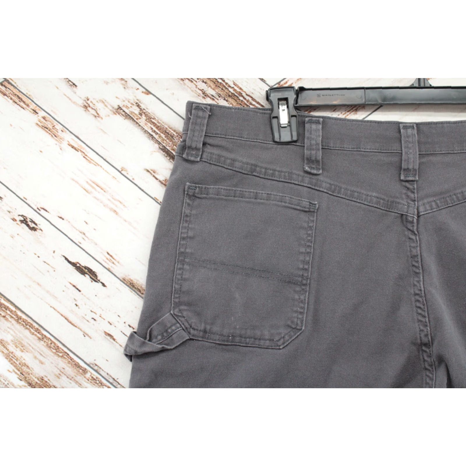 Wrangler VINTAGE Wrangler Carpenter Utility Shorts Men's 40 Gray Cargo Canvas Work Wear Size US 40 / EU 56 - 3 Thumbnail