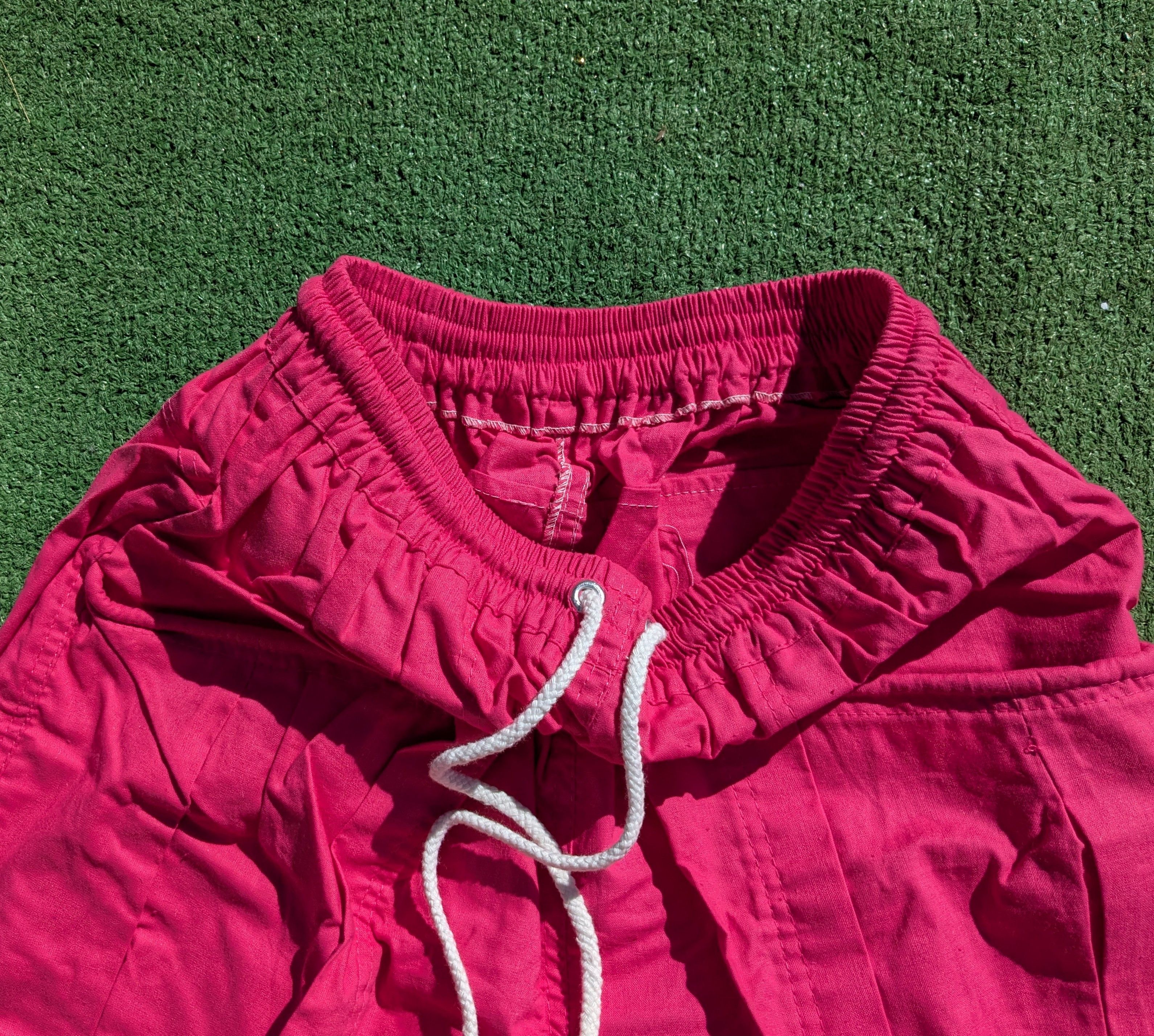 Other VTG Neon High Waisted Pleated Cotton 1990s 3Pc Short Set Size 24" / US 00 / IT 34 - 5 Thumbnail
